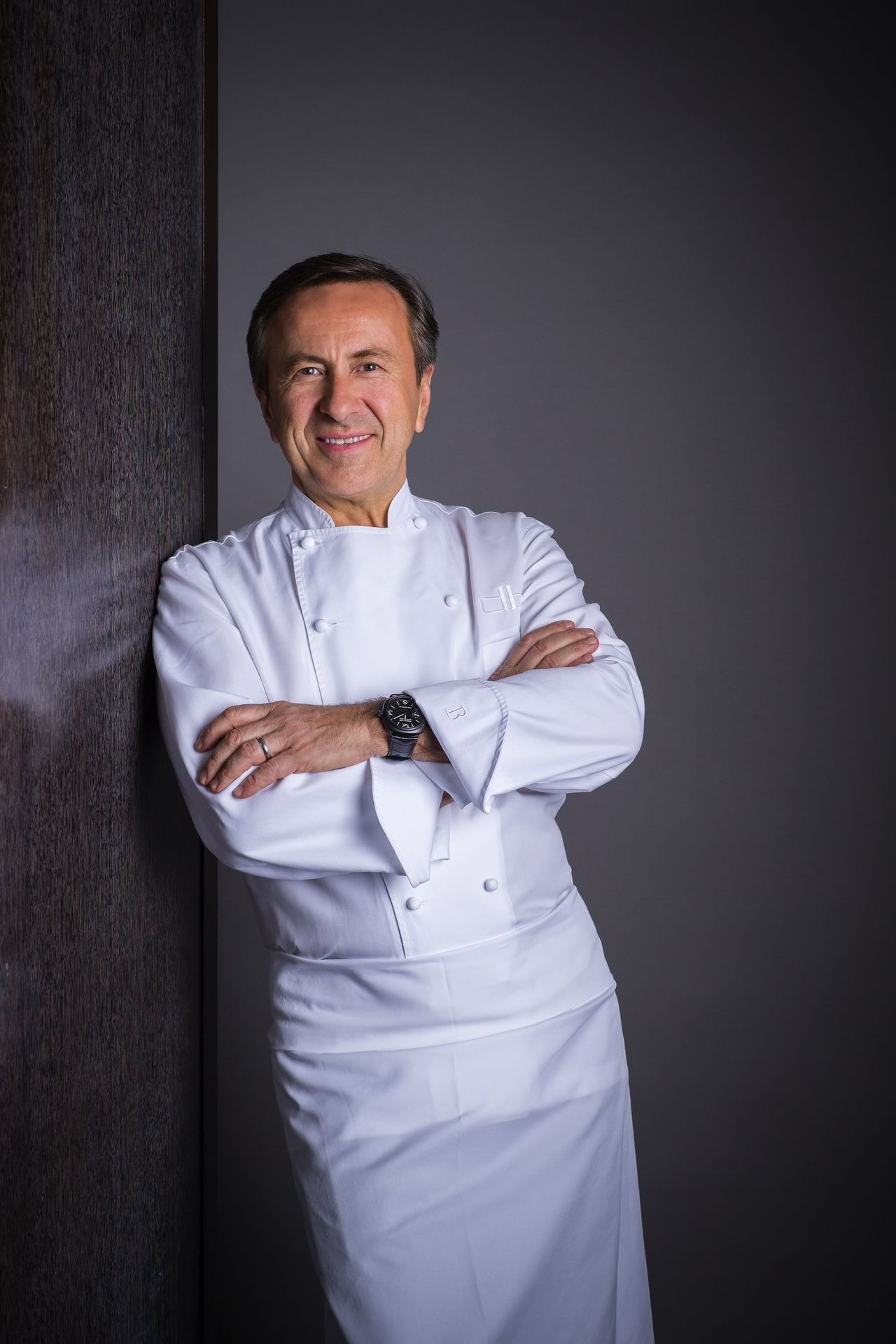 A Portrait of chef Daniel Boulud at Brazilian Court